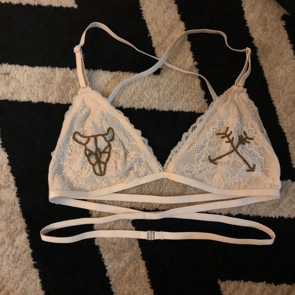 Hand stitched bralette